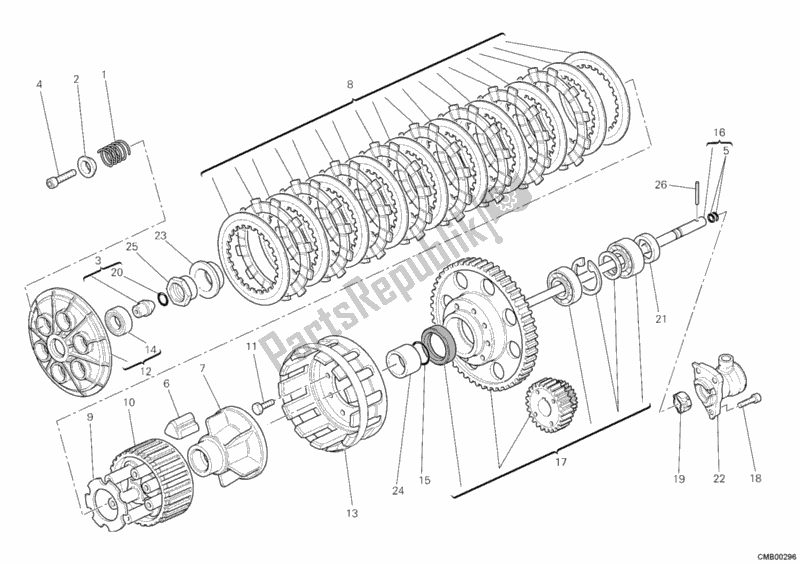 Wszystkie części do Sprz? G? O Ducati Monster 1100 S ABS 2010